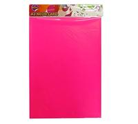 A3 Neon Fluorescent Display Card - - Mixed Colors - Size 16.5' x 11.7' - by Pennine by Pennine
