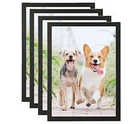 A3 Photo Frame,4 Pack-29.7x42cm Black Picture Frame Plexi-Glass,Certificate Frame for Wall Mount or Table Top Display,Set of 4