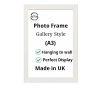 A3 Picture Frame Poster Home Decoration MDF Wooden Photo Frames 30x42 cm Certificate Document Frames White Black Oak (White)