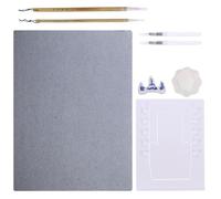 A3 Polypropylene Drawing Board with Brush Portable Watercolor Painting Set for Kids Creative Art Kit for Watercolor Drawing Random Color Artist Supplies
