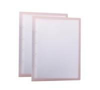 A3 Port Binder 2 Pcs Set - 60 Pages Display Book Folder with Removable Clear Pockets Translucent White Cover for Presentations & Document nization