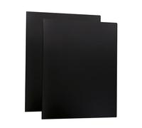 A3 Portfolio Binder 2 Pcs Display Book Folders for Art & Project Documents Black Presentation Folder with 50 Sleeves Durable Storage Solution for Professionals