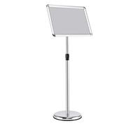 A3 Poster Frame Stand Presentation Stand with Adjustable Height-Sliver