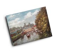 A3 PRINT - Vintage Cambridgeshire - Ely Cathedral from the River
