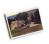 A3 PRINT - Vintage Dorset - The Post Office and Village, Tyneham (b)