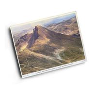 A3 PRINT - Vintage Wales - Lliwedd & the Watkin Path, from Snowdon Summit b