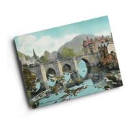 A3 PRINT - Vintage Wales - The Bridge, Llangollen (b)