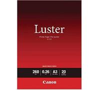 A3 Pro Luster Photo Paper (20 Pack) 6211B007 + Free FINCHLEY Pen