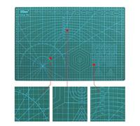 A3 Self Healing Cutting Mat 300x450mm 3mm PVC Green Double Sided Grid Ruler for Leather Fabric Paper Crafts Quilting Sewing