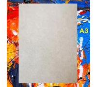 A3 Sheets - Thick Artist Teabag Paper for Mixed Media Art and Craft, Wet Strength Paper for Printmaking, Collage, Gelli Plate, Cyanotype, Natural White Super Maxx® 29.9cm x 42cm (18 Sheets)