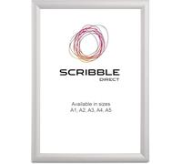 A3 Silver Snap Frame. Poster/Certificate Clip Frame, Anodised Front Opening 25mm Aluminium Silver Poster Frame.