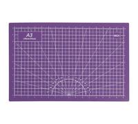 A3 Size Self Healing Cutting Mat for Workspace and Table Use | Purple PVC Sheet, Protects Surfaces during Model Kit Manufacturing and Glass Cutting, Sturdy Double Sided Board