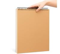 A3 Sketchbook for Artists (Pack of 1) - 120 GSM Thick Paper, 60 Pages (30 Sheets), Thick Hard Cover, Top Spiral Bound - Ideal for Drawing, Sketching, Journaling, Painting