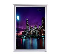 A3 Snap Frame Silver Poster Picture Holder Display Retail Wall Notice Board with 25mm Anodised Frame (A3, Pack of 10)