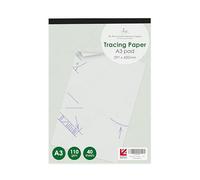 A3 Tracing Paper Pad, Professional Range, 40 Sheets, 110gsm Paper, 420 x 297mm