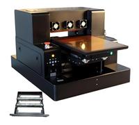A3 UV DTF Flatbed Printer, Multifunctional Automatic Printing Machine with L805 Print Head, 1440x1440 DPI, 320×500mm Print Area for Phone Cases, Bottles & Custom DIY Printing