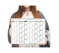 A3 Wall Planner Mid Year 2024-2025 Academic Calendar Annual Study Chart Large Yearly Planner Aug to Aug Full Academic Year Planning Organizer School Office Work Poster 29.7 x 42.0 cm(Folded)(1Pc)