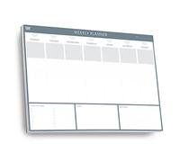 A3 Weekly Planner Desk Pad 52 Sheets Undated 120gsm Paper