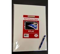 A3 x 10 Sheets Inkjet Fabric Sticker | Bubble Free Window Sticker Sheet for Inkjet Printers | Fabric Wall Sticker Sheet | Inkjet self-Adhesive Fabric