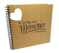 A3/XL Square Best Memories, Scrapbook, Card Pages, Photo Album, Keepsake, Landscape (XL Square (Kraft Pages))