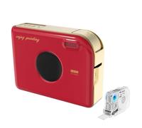 A30 Label Maker Machine with Tape, Holiday Ribbon Printer Continuous Waterproof Label, and L Icons, Versatile with App Fonts