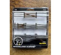 WOODLAND SCENICS Log Fence O Gauge A3001 (US IMPORT)