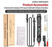 A3005A Professional Digital Multimeter Pen with True RMS, for AUTO-Ranging, NCV Detection, Capacitance & Frequency for AC/DC Voltage, Resistance, Diode Test