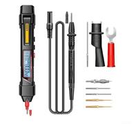 A3006 Pen Type Multimeter 2 in 1 with Auto Range, NCV Induction Power Supply, Live Wire Alarm, Backlight Screen and Flashlight for AC/DC Voltage and Continuity Testing