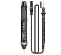 A3009 Smart Digital Pen Multimeter with Real Time Voice Broadcast English Output Flashlight Night Work Capability Phase and Live Neutral Test (A)