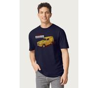 A35 5cwt Delivery Van Retro Ad British Motor Heritage T-Shirt Austin Navy M