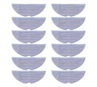 A35R 12 Pcs Mop Cloth, Compatible for Xiaomi, Compatible for Roborock, S7 S7+ S7 Maxv S7 Maxv Plus S7 Maxv Ultra Q7 Max+ Series Robot Vacuum Cleaner Parts