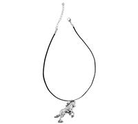 A37 Shire Horse Pewter Pendant Necklace, Black Cord **21"**
