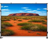 A37mieeooopa Uluru Australian Outback Backdrop 5x7ft Multicolored Vinyl Multipurpose No Accessories