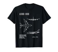 A380-8OO: The Spirit of Exploration Model Aircraft Tee T-Shirt