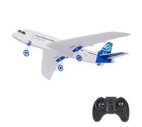 A380 RC Airplane for Kids 2.4GHz 2CH Small Plane DIY Flight Toys for
