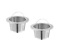 A39M 2PCS Pulp Strainer,Compatible for Nama ，J2 Cold Press Juicer Pulp Secondary Fine Filter Stainless Steel Filter