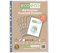 A4 100% Recycled Bag 25 Premier Multi Punched Pockets (1)