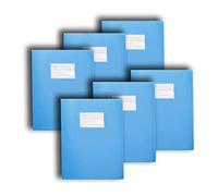 Display Book - Premium Quality 104 Pockets A4 Display Book Folder 208 Sides Flexi Cover Presentation Folder by Arpan (Blue - Pack of 6)