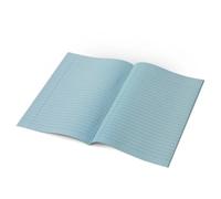 A4 -10mm Lined Tinted Exercise Book - (Yellow Cover) Single Book / Aqua