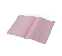 A4 -10mm Lined Tinted Exercise Book - (Yellow Cover) Single Book / Pink