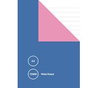 A4 15mm Wide Ruled: Lined Paper Exercise Book / Notebook for Multiple-Uses