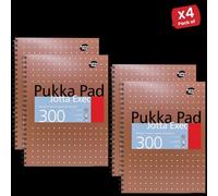 A4 300 Page Metallic Jotta - Lined 4 Packs Pukka Multi One Size