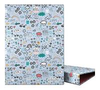 A4 4 Ring Binder 25mm Girl Power Epluche Laurie Brochard