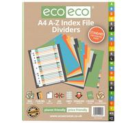 A4 50% Recycled Set 24 A-Z Index File Dividers (1)