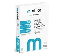 A4 80 g Pack of 500 Sheets Multifunction Paper for Inkjet and Laser Printer, A4 Sheets 210 x 297 mm, Ideal for Office and Home · m-Office (500 Sheets)