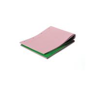 A4 8mm Lined Coloured Paper Refill Pad - Pink - Single Book