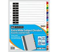 A4 A-Z Extra Wide Card Tab Dividers