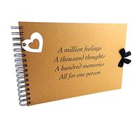 A4 A5 All for One Person, Scrapbook, Card Pages, Photo Album, Birthday Keepsake, Condolence Book (A4 (White Pages))