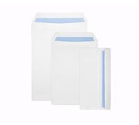 A4 / A5/ DL Self Seal White Pocket Envelopes, Letter Envelopes, Ideal for Everyday Home, Office (DL [220mm x 110mm], 100)