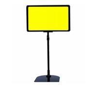 A4 A5 Double Sided Floor Display Stand with Clamp for Advertising Labels Meto Price Tag Holder Perfect for Retail Promotion and Signage (A5 210x150mm)